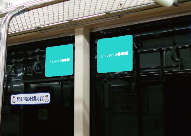 横浜地下鉄　窓ステッカー