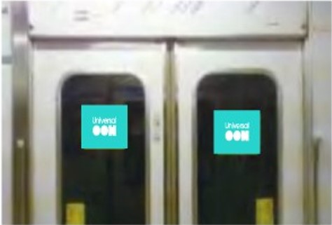 名古屋市営地下鉄　扉ステッカー